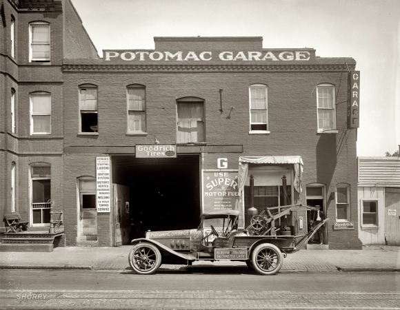Photo showing: Potomac Garage -- Washington, D.C., 1922. Potomac Garage, M Street N.W.