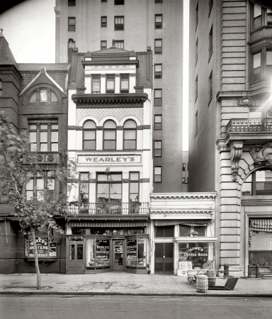 Photo showing: Wearleys Oyster Bar -- 12th Street N.W., Washington, D.C., circa 1922.