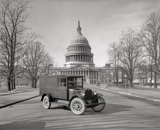 Photo showing: Government Truck -- Graham Bros. General Accounting Office truck at Capitol, 1925.