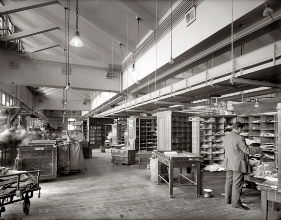 Photo showing: City Post Office -- Washington, D.C., circa 1923. City Post Office.