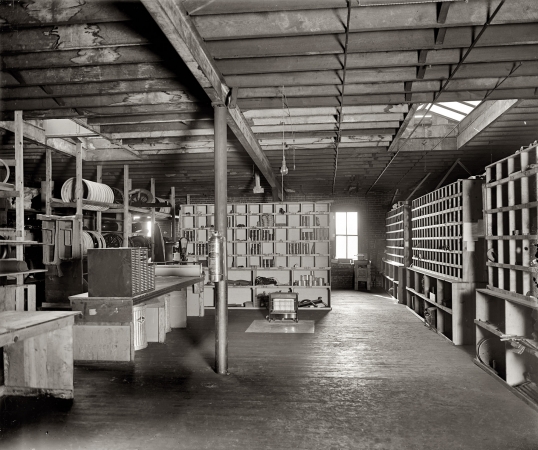 Photo showing: Parts Department -- Washington Virginia Motor Co., circa 1925.