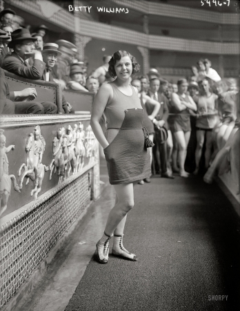 Photo showing: Whirl Girl -- July 5, 1921. New York. Betty Williams, Broadway Whirl Girl.