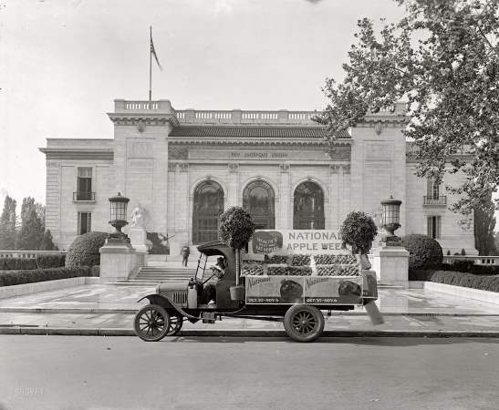 Photo showing: National Apple Week -- At the Pan American Union building, Washington, D.C., 1926.