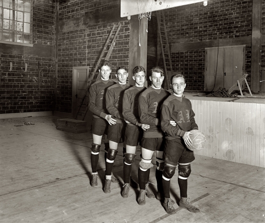 Photo showing: AU B-Ball -- American University Basket Ball Team, 1926.
