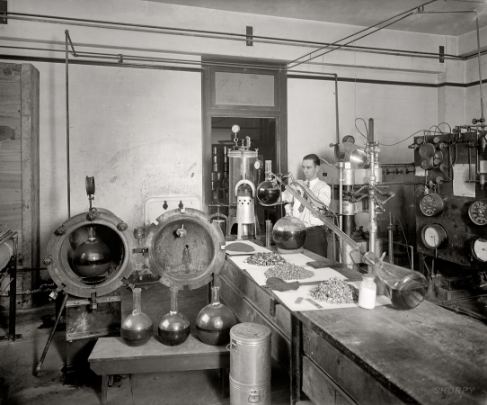 Photo showing: Testing, Testing -- Bureau of Standards, Washington, D.C. circa 1924.
