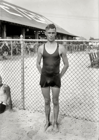 Photo showing: Jimmy Hall -- Riverton, N.J., July 23, 1921. Jimmy Hall, Central Y.M.C.A. Winner of the National A.A.U. distance title.
