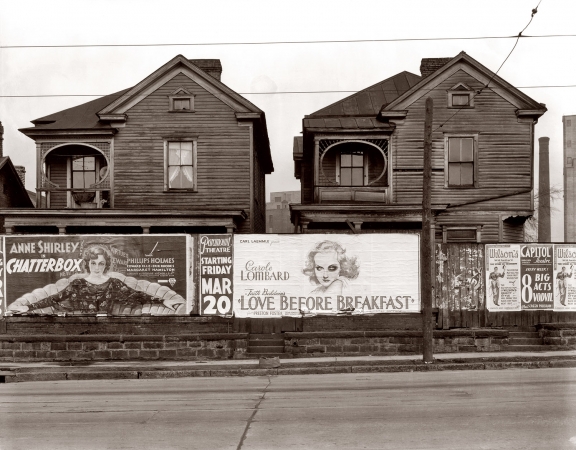 Photo showing: Love Before Breakfast -- March 1936. Houses in Atlanta.