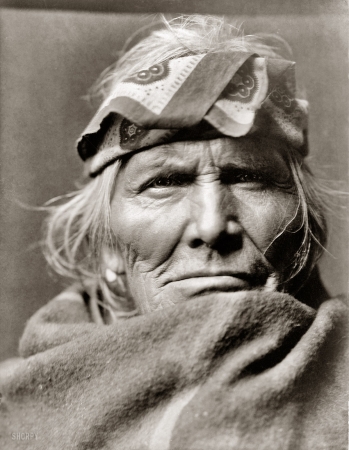 Photo showing: No Nonsense -- The Zuni elder Si Wa Wata Wa in 1903.