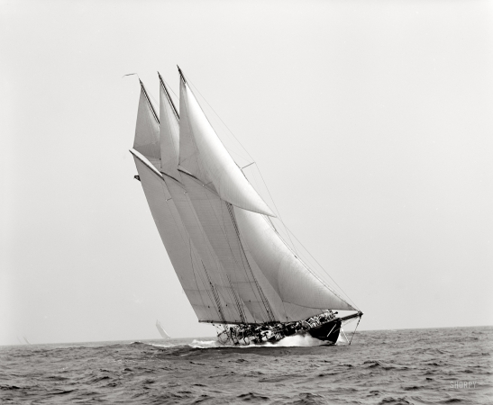 Photo showing: Schooner Atlantic -- August 17, 1904.