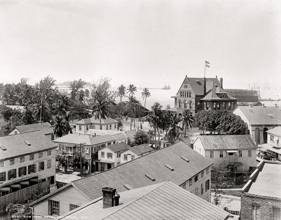 Photo showing: Key West -- Florida, circa 1900. View from hotel.