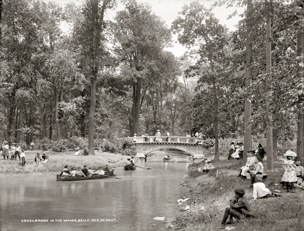Photo showing: Belle Isle Park -- Detroit, Michigan, circa 1905.