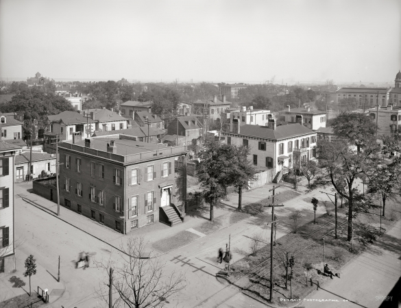 Photo showing: Serene Savannah -- Savannah, Georgia, circa 1905.
