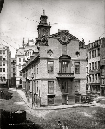 Photo showing: Old State House -- Boston in the 1890s.