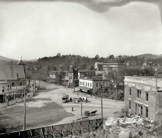 Photo showing: Seven Points -- Hot Springs, Arkansas, circa 1900.