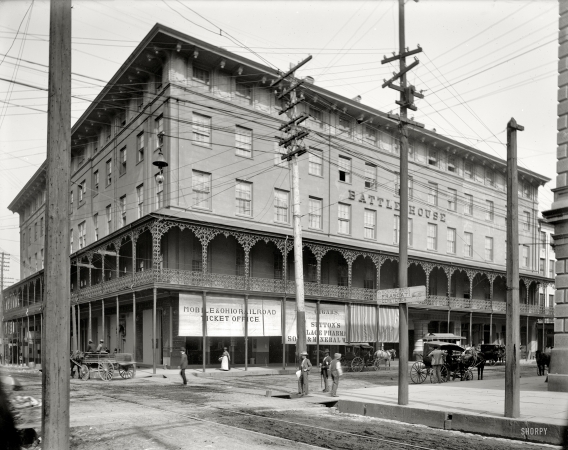 Photo showing: Battle House -- Mobile, Alabama, circa 1901.