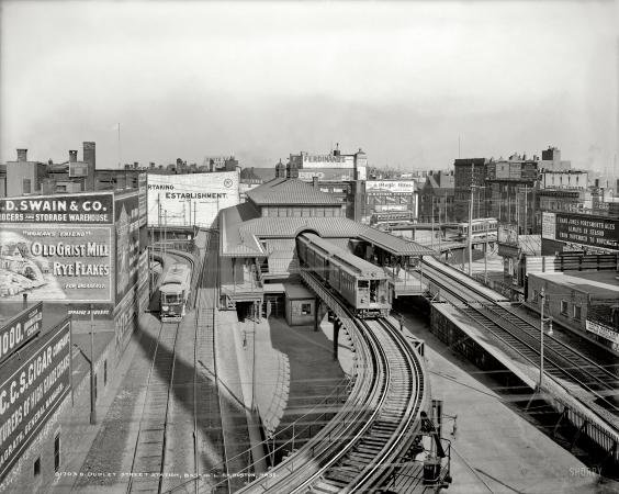 Photo showing: Dudley Street Station -- Boston, circa 1904.