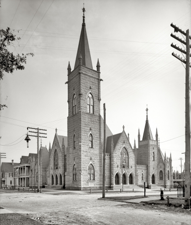 Photo showing: First Presbyterian Church -- Jacksonville, Florida, circa 1904. 