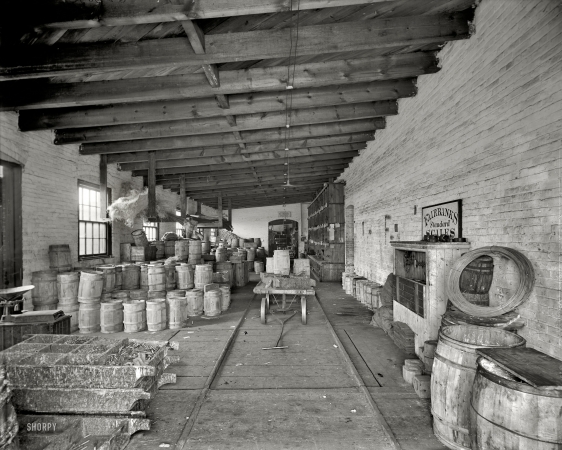 Photo showing: The Storeroom --  Storeroom at Merchants Despatch Transportation Co., East Rochester, New York, circa 1904.