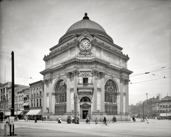 Photo showing: Temple of Banking -- Buffalo, New York, circa 1904. Buffalo Savings Bank.