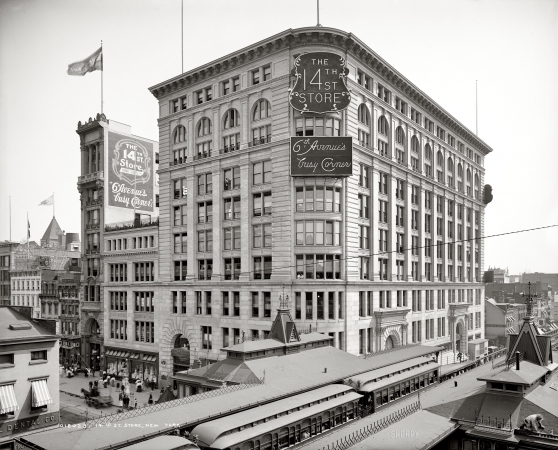 Photo showing: 14th Street Store -- New York circa 1906.