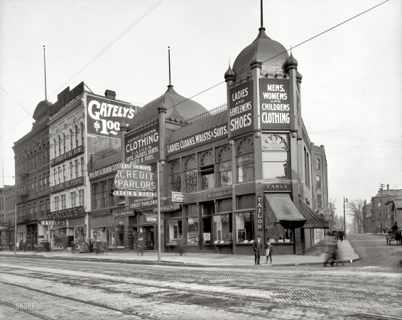 Photo showing: Detroit Credit Corner -- Askin & Marine credit parlors, circa 1906.