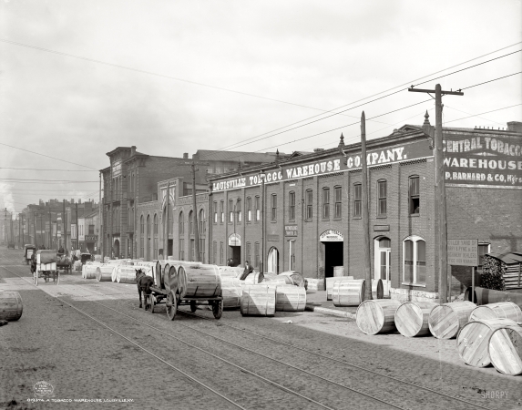 Photo showing: Central Tobacco -- Louisville, Kentucky, circa 1906. A tobacco warehouse.