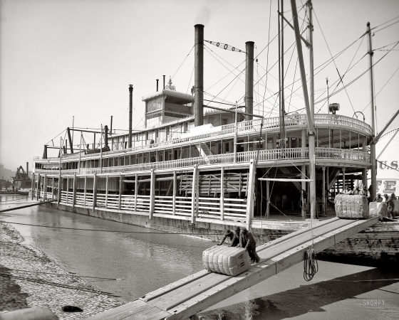 Photo showing: Steamer Georgia Lee -- Mississippi River at Memphis circa 1906.