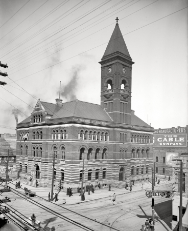 Photo showing: Birmingham Post Office -- Birmingham, Alabama, circa 1906.