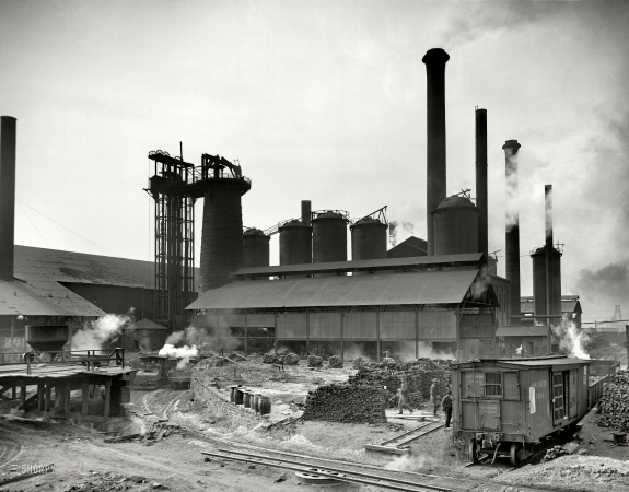 Photo showing: Sloss City Furnaces -- Birmingham, Alabama, steel mill, circa 1906.