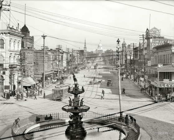 Photo showing: Montgomery, Alabama -- Circa 1906. Dexter Avenue and the Capitol.