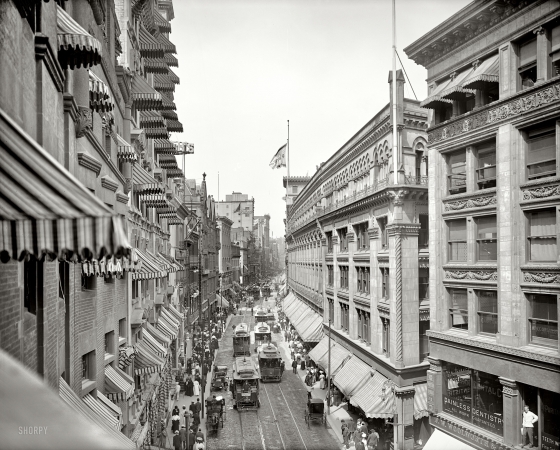 Photo showing: Washington Street -- Boston, Massachusetts, circa 1906.