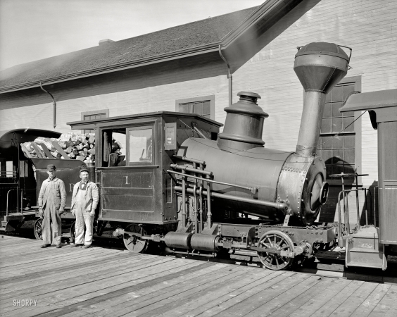 Photo showing: I Think I Can -- Engine, Mount Washington Railway, White Mountains, New Hampshire, circa 1906.