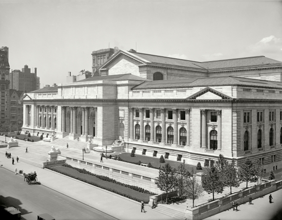 Photo showing: New York Public Library -- Around the time of its opening in 1911.
