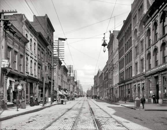 Photo showing: Gay Street -- Knoxville, Tennessee, circa 1903.