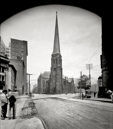 Photo showing: Buffalo Cathedral -- St. Paul's Cathedral, Episcopal, Buffalo, New York, circa 1904.