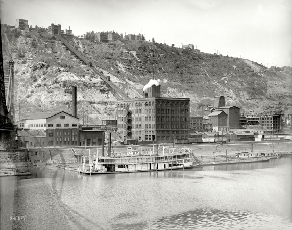 Photo showing: Duquesne Incline Railway -- Pittsburgh, circa 1900-1910.