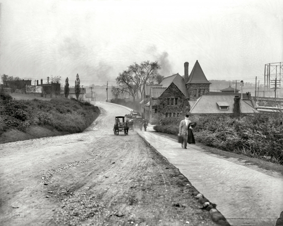 Photo showing: The Commuter: 1910 -- Michigan Central railroad station, Ann Arbor, Michigan.