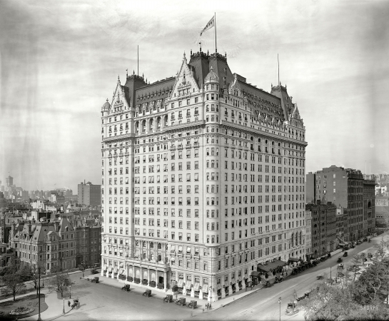 Photo showing: The Plaza -- New York circa 1912. Plaza Hotel, Fifth Avenue.