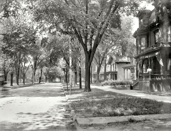Photo showing: Chez Jackson -- Detroit, Michigan, circa 1900. W.H. Jackson residence.