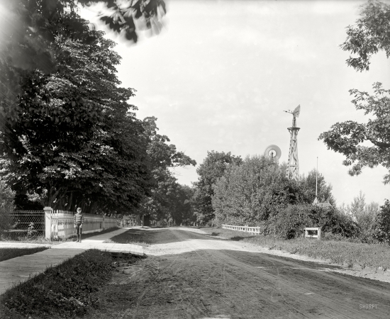 Photo showing: A Grosse Ile Road -- Wayne County, Michigan, circa 1900.