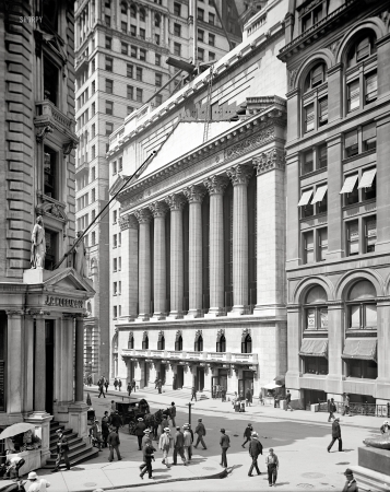 Photo showing: New York Stock Exchange -- Seen shortly before completion; Wall Street circa 1903.