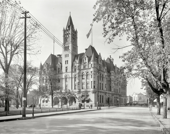 Photo showing: Imposing Post Office -- St. Paul, Minnesota circa 1902.