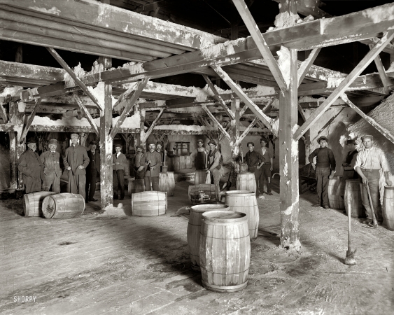Photo showing: Salt Factory -- Delray, Michigan, circa 1905.