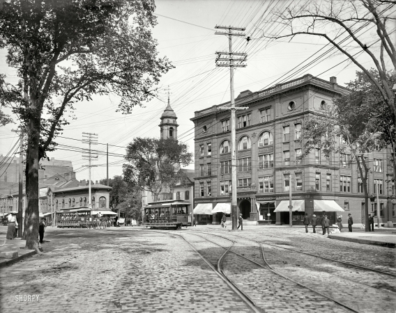 Photo showing: Portland, Maine: 1904 -- Congress Square.