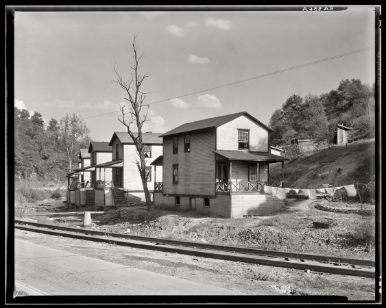 Photo showing: Scotts Run -- Company houses at Scotts Run mining camp near Morgantown, West Virginia, July 1935.