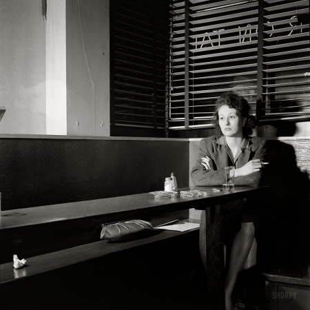 Photo showing: D.C. Noir -- Waiting at the Sea Grill, Washington, D.C. April 1943.