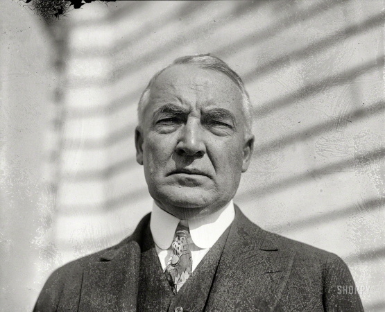 Photo showing: Future President -- Washington, D.C., circa 1919. Senator Warren G. Harding, Republican of Ohio.