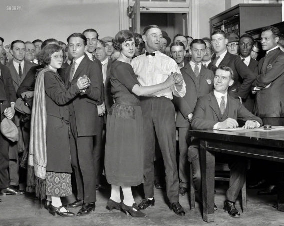 Photo showing: Dance Fever -- 1923. Washington, D.C. Marathon dancers.