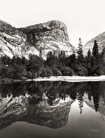 Photo showing: Yosemite: 1865 -- Mirror Lake, Yosemite Valley, California.