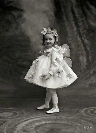 Photo showing: Butterfly Princess -- Fischer, Mrs. J.F. (child). Between February 1894 and February 1901.